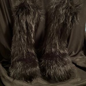 Jeffrey Campbell Faux Fur Bootie NWOT 8.5